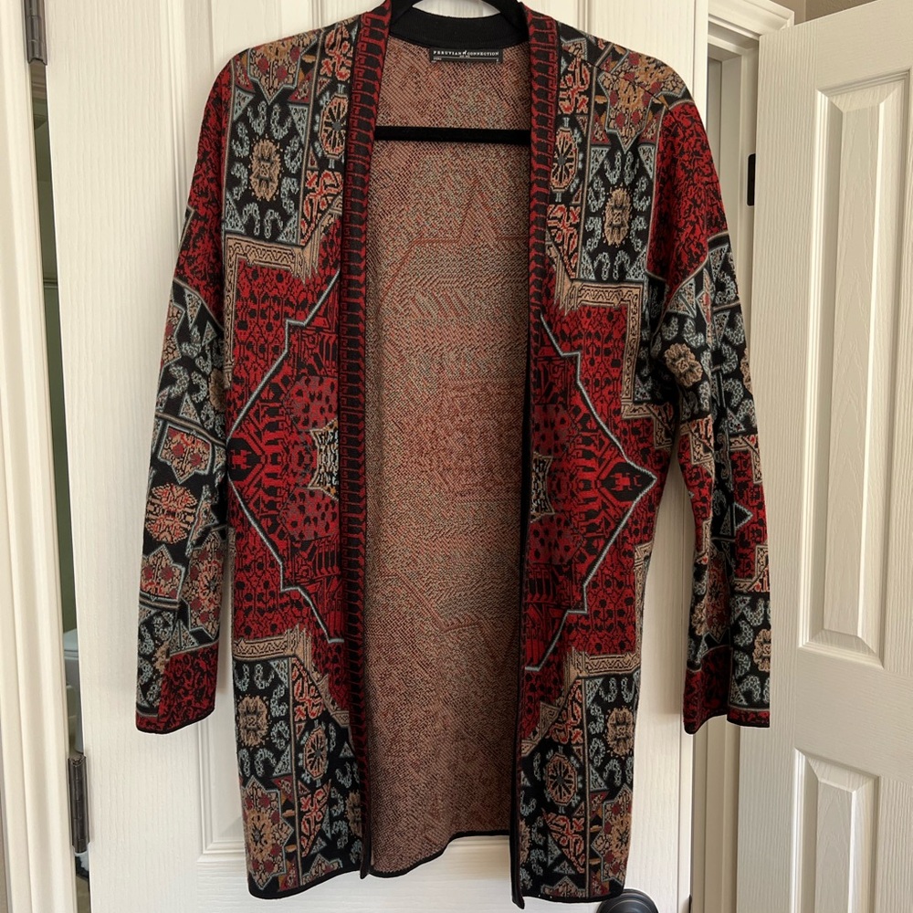 Peruvian Connection Grand Bazaar Cardigan Small